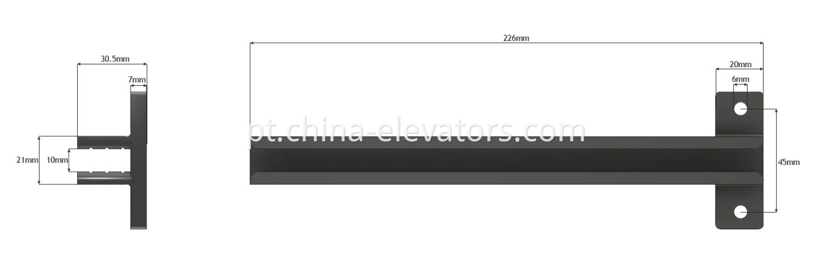 OTIS TAA380T1 CWT Guide Shoe Insert